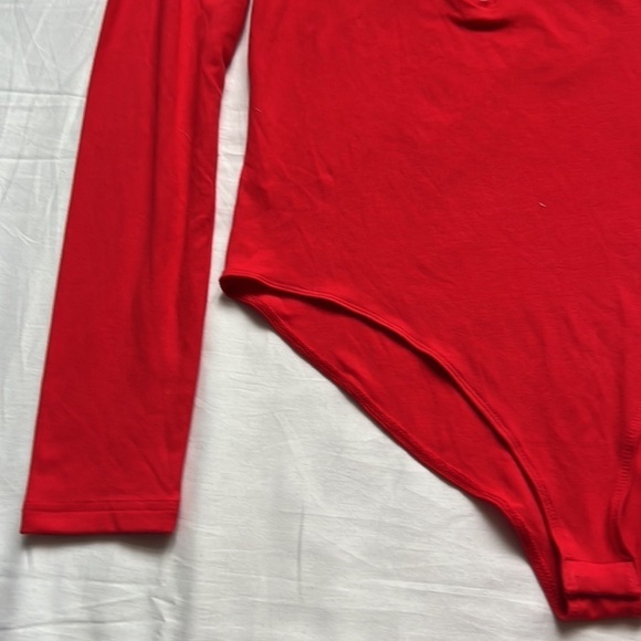 NWT MANGOPOP Long Sleeve Mock Turtle Neck Zip Up Bodysuit - Picture 6 of 10